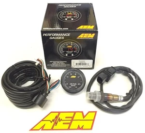 AEM 30-0300 X-Series Wideband Gauge AFR UEGO Air Fuel Ratio 2 1/16" NUEVO MODELO - Imagen 1 de 2