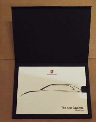 2014 Porsche Cayenne Sales Brochure in Original Magnetic Cover Box - Image 1 of 4