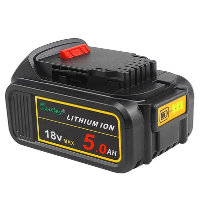 WAITLEY For DEWALT 18V LI-ION 5.0AH DCB184 LITHIUM-ION SLIDE BATTERY DCB180 DCB183