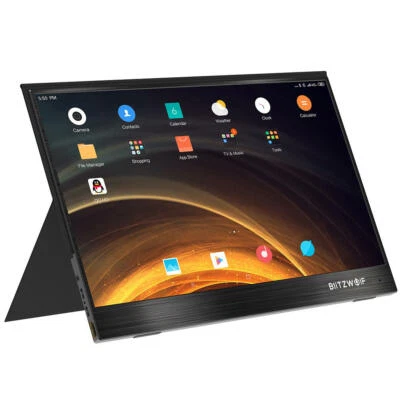 BlitzWolf PCM4 15.6'' Display  Monitor  UHD 4K Type C Portable Computer Gaming - Image 1 of 4