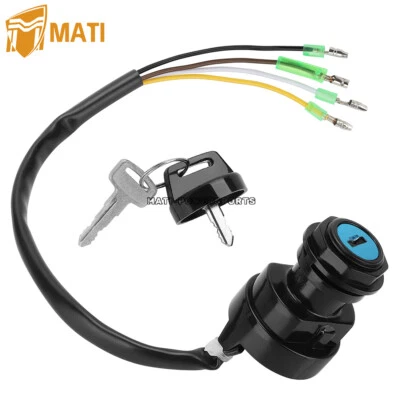 Llave interruptor encendido para Kawasaki Bayou 185 KLF185 1985 1986 1987 1988 Foto 1 de 4