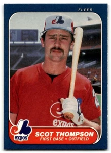 1986 Fleer Scot Thompson Montreal Expos #262 - Picture 1 of 2