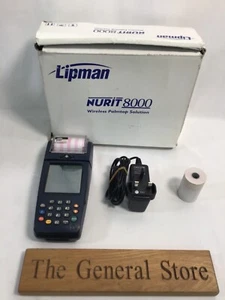 Lipman Nurit 8000 Wireless Palmtop Solution Card Machine With Receipt- See Desc - Picture 1 of 8