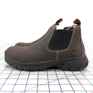 Avenger Alloy Toe Womens Size 8 Slip-On Romeo Chelsea Work Boots A7160 - Picture 1 of 13