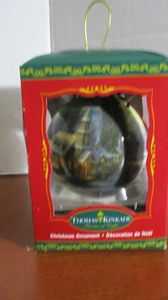 PALLA DI NATALE KURT ADLER THOMAS KINKADE ORNAMENTO in SCATOLA - Foto 1 di 5