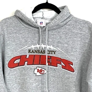 Kansas City Chiefs Equipo NFL Ropa Sudadera Talla XL Sudadera con Capucha Mujer Gris W1 - Imagen 1 de 8