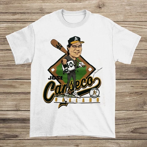 rare jose canseco oakland athletics gift for fan white all size t-shirt Cover