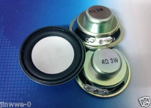 Altavoz de rango completo 2 piezas 45 mm 4 ohmios 4Ω 3 W para hágalo usted mismo - Imagen 1 de 1