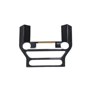Cubierta de panel de navegación GPS de fibra de carbono real para automóvil para Ford Mustang 15-2018 - Imagen 1 de 3