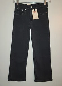 NEW GIRLS BLACK WASH 94' BAGGY LEVI'S JEANS SIZE 7 REG - Picture 1 of 5