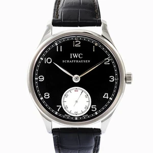 IWC Portugieser Reverse Panda Edelstahl 44mm Handaufzug IW545404 - Bild 1 von 5