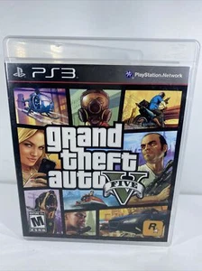 Grand Theft Auto V GTA 5 (PlayStation 3, PS3, 2013) No Map - Picture 1 of 4