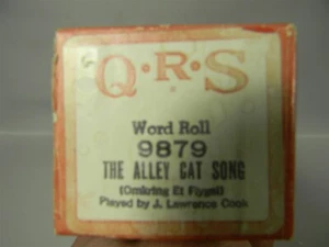 Rollo de palabras para piano The Alley Cat Song 9879 QRS - 10E - #7 - Imagen 1 de 7