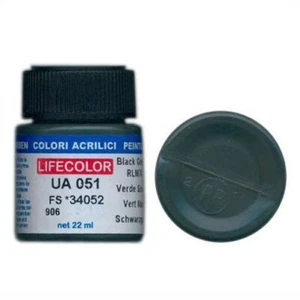 Lifecolor LC-UA-051 Black Green RLM70/FS34052 - Foto 1 di 2