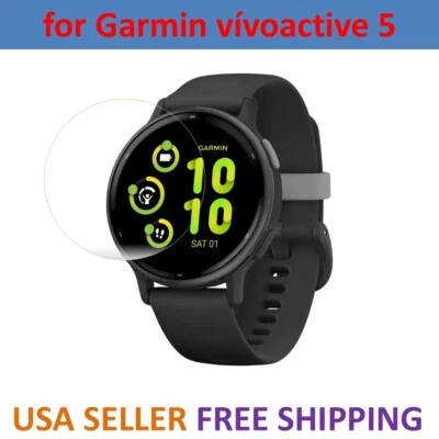 2-Pack Screen Protector TPU Clear Film for Garmin vivoactive 5 Smartwatch 42 mm - Image 1 of 4
