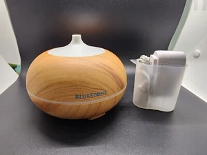 Bluestone Ultrasonic Aroma Diffuser, woodgrain finish Open Box Never Used - Picture 1 of 14