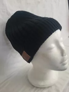 Gorro Bluetooth con Auriculares Inalámbricos Deportes de Invierno Tejido Gorra Negro Nuevo - Imagen 1 de 5