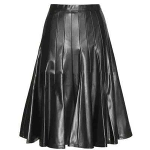 Genuine Lambskin Women's Skirt Stylish Black Handmade Leather Party Wear Soft - Picture 1 of 4
