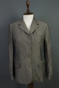 DOLCE&GABBANA Gray Viscose Rayon Lightweight Jacket Blazer Size 46 - Picture 1 of 23