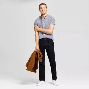 Pantalones chinos de ajuste recto para hombre Hennepin - Goodfellow & Co talla 33X32 - Imagen 1 de 3