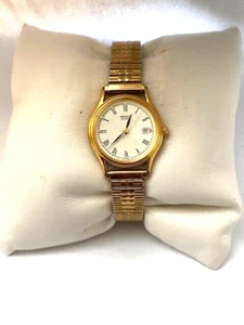Seiko Womens Vintage Date 50 MT WR Expander Bracelet Watch 7N82-0101 - Picture 1 of 11