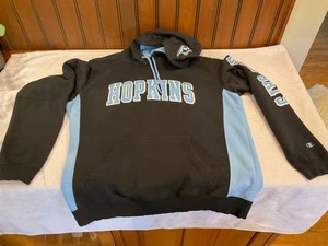 Johns Hopkins Blue Jays Champion Campus Hoodie Sweatshirt (Herren LARGE) grau - Bild 1 von 13