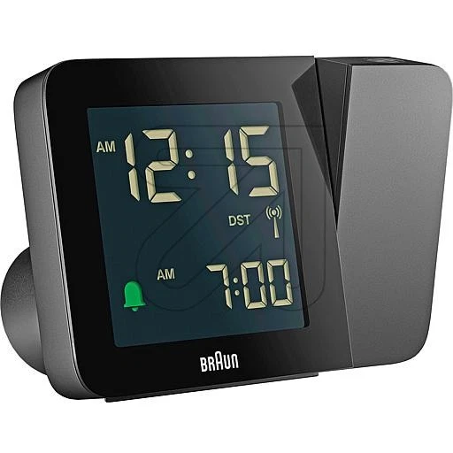 Funk-Projektionswecker BRAUN 67160 sw. BC15-DCF-B - Bild 1 von 1