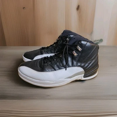 Air Jordan 12 Retro Playoff 2012 Tamanho 14 130690-001 Preto/Varsity Vermelho-Branco  - Imagem 1 de 4