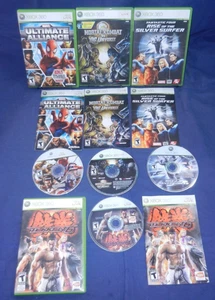 Xbox 360; Marvel Ult Alliance, Mortal Kombat vs DC Universe,Silver Surfer,Tekken - Picture 1 of 5