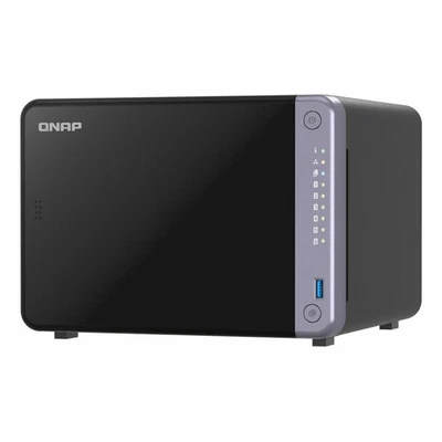 Memorizzazione in Rete NAS Qnap TS-632X-4G Nero - Immagine 1 di 2