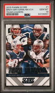 2015 Panini Score Team Leaders Nkvch Grnk Gry Brdy #1 PSA 10 - Picture 1 of 2