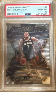 2019 Panini Select Zion Williamson 10 - Picture 1 of 2