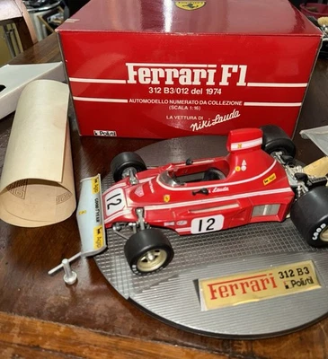 DIE CAST 1/16 " FERRARI F1 312 B3/012  - 1974 NIKI LAUDA " POLISTIL  LIMITED ED - Immagine 1 di 4