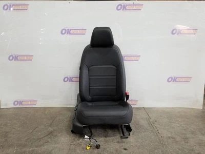 21 2021 VOLKSWAGEN PASSAT R LINE SEAT FRONT RIGHT PASSENGER BLACK LEATHER  - Изображение 1 из 4