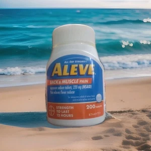 Aleve Back & Muscle Pain - 220 mg - 200 Tablets - Exp 05/2026 NO BOX SEALED - Picture 1 of 1