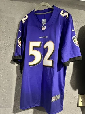 Nueva camiseta Nike Ray Lewis Baltimore Ravens NFL para hombre talla L Nike en el campo  Foto 1 de 3