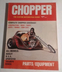 1970 CHOPPER Magazin Teile Ausrüstung. Der Custom Motorradführer. Taschenbuch - Bild 1 von 9