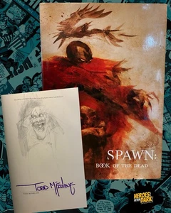 SPAWN Book Of The Dead - SIGNED by Todd McFarlane - Hardcover Dust Jacket, 2008 - Picture 1 of 3