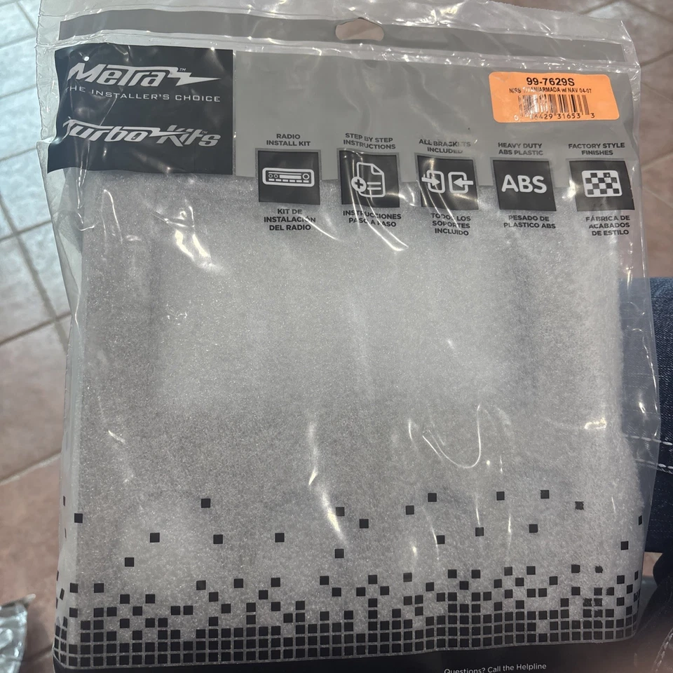 Kit de tablero DIN simple/doble Metra 99-7629S para vehículos Nissan 2004-07 seleccionados Foto 1 de 1