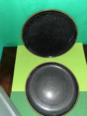 Better Homes and Gardens Burns Black Speckled Dinner Plate Set of 2 - Image 1 of 4