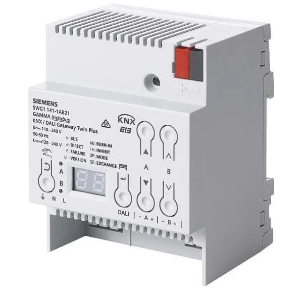 Siemens Dali Gateway Twin plus KNX 5wg1 141-1ab21