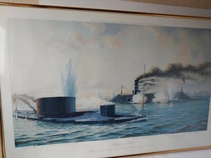 William R McGrath "Returning Fire" 1864 Framed Civil War Signed 108/950 - Picture 1 of 7