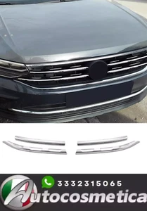 Barra radiatore listelli griglia per VW Tiguan 2021-2024 acciaio inox cromato 4 - Imagen 1 de 9