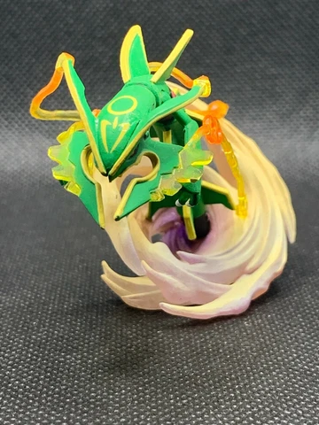 Pokemon Officially Licensed Rayquaza Collectible Mini Figure Cover