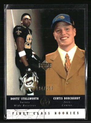 Curtis Borchardt/Donte' Stallworth 2003 UD Superstars 194/250 #280  Basketball - Image 1 of 2