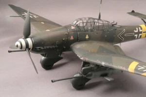 Kit di grandi dimensioni Hasegawa 1/32 Luftwaffe Junkers Ju87G Stuka Kanonen ... - Foto 1 di 5