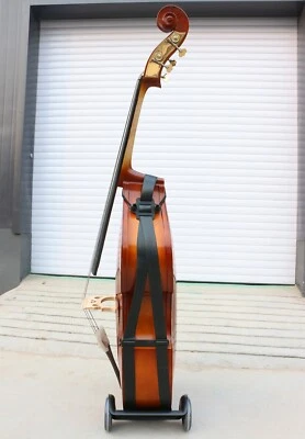 New Upright Bass Cart Transport With Wheels Buggies Carry Double Bass Tools - Image 1 of 4