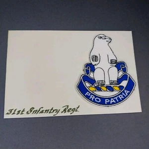 31st Infantry Regiment 3.5" Patch - Picture 1 of 3