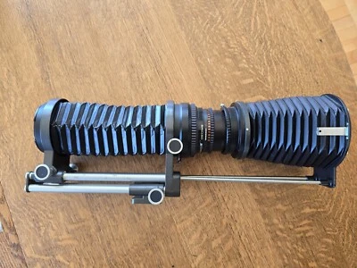 Vintage Hasselblad Zeiss 135mm S-Planar f5.6 macro bellows system - Image 1 of 4