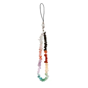 Decorative Phone Chain Beads Phone Lanyard Phone Wrist Strap Beaded - Picture 1 of 12